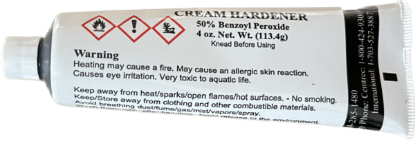Adtech Black Cream Hardener 4 oz. Tube PN# 648702