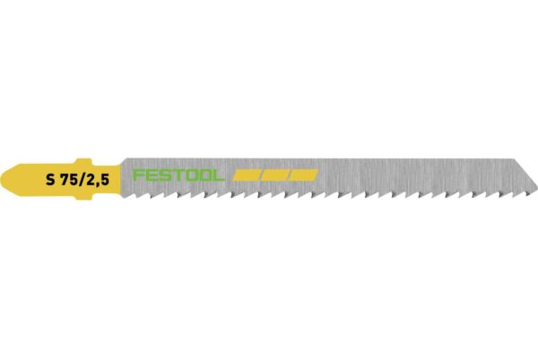Festool 204256 Jigsaw Blades S 75/2.5 Fine Cut, 5-Pack